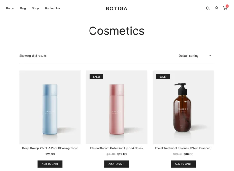 Botiga WordPress Theme