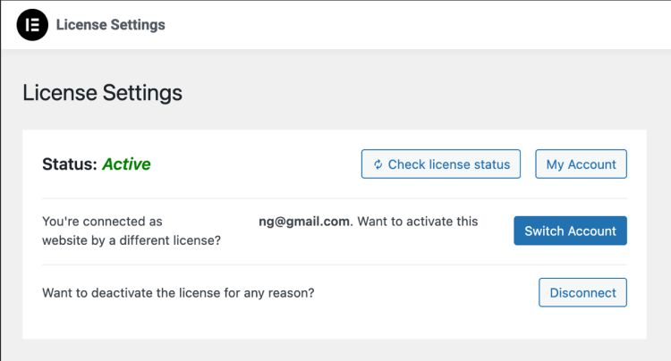Elementor Pro Installation - Connect