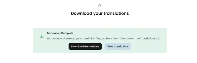 PTC AI processing uploaded file to deliver context-aware automatic translation