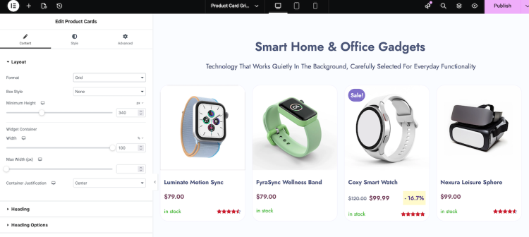 Elementor for Shop and Product Touchpoints